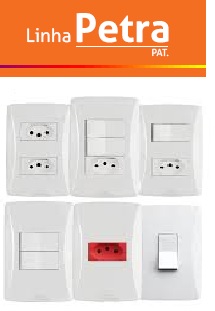Tomadas e interruptores MEC-TRONIC