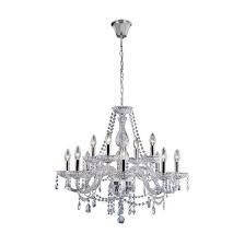 LUSTRE CLASSICO CROMO TRANSPARENTE 12 X E14 -34050